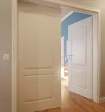 Milieu 3 von Provence Typ 4002 B Weißlack Doppelflügeltür mit Zarge - Westag