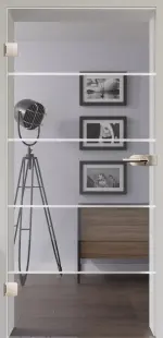 Bild von Designtür negativ Ganzglastür - Lienbacher Glas