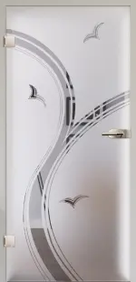 Wohnmilieu mit Modell 3508 negativ Glastür