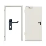 Komplettset-Ansicht von Innentür-Set Stahl mit Feuerschutzfunktion T90-1 FSA-62 inkl. Blockzarge - Teckentrup