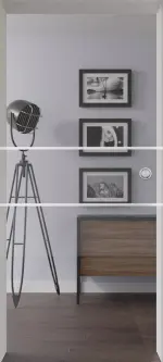 Bild von Modell 334 negativ Ganzglas Schiebetür - Lienbacher Glas