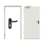 Komplettset-Ansicht von Außentür-Set Stahl mit Feuerschutzfunktion H16-1 OD inkl. Eck- und Ergänzungszarge Vario B53 - Hörmann