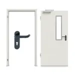 Komplettset-Ansicht von Innentür-Set Stahl mit Feuerschutzfunktion H16-1 OD mit LA-B1 inkl. Eck- und Ergänzungszarge Vario B53 - Hörmann