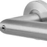 4. Detailansicht von HÖRMANN Türgriff Eurodrücker ProLockPlus rund Edelstahl matt ohne Schlüsselrosette