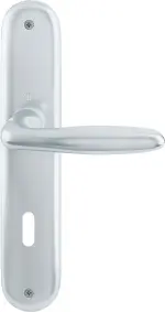 Bild von Innentür-Drücker Verona Alu Natur Langschild – HOPPE