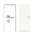 Bild von Innentür-Set Arctic Weiß 9016 WestaLack mit Zarge und Drücker