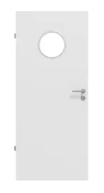 Frontbild von Bütte Weiß LA Bullauge Basic Durat Innentür - Huga