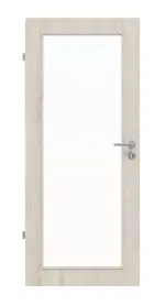 Frontbild von Eiche lasiert LA 27 Basic Durat Innentür - Huga