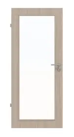 Frontbild von Eiche grau LA 27 Basic Durat Innentür - Huga