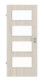 Frontbild von Eiche lasiert LA 9 Basic Durat Innentür - Huga