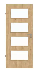 Frontbild von Asteiche LA 9 Basic Durat Innentür - Huga