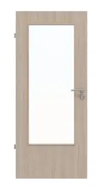 Frontbild von Eiche grau DIN-LA Basic Durat Innentür - Huga