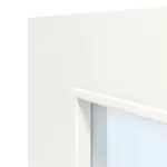 Glasleisten von Doppelflügeltür LA-DIN Weißlack RAL 9016 Premium inkl. Zarge