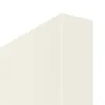 Kante stumpf von Schiebetür Weißlack RAL 9010 Premium LA-DIN