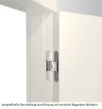 Detail Türband Innentür-Set Arctic Weiß RAL 9016 WestaLack Stumpfeinschlagend mit Zarge und Drücker