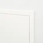 Detail geschlossene Tür von Innentür-Set Arctic Weiß RAL 9016 WestaLack Stumpfeinschlagend