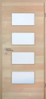 Bild von Ahorn kanad. Quer Living LÖ 40 Echtholzfurniert Optima Innentür - Jeld-Wen