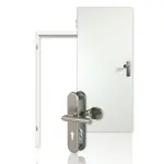 Wohnungseingangstür-Set Arctic Weiß RAL 9016 WestaLack mit Zarge und Beschlag - Westag