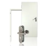 Wohnungseingangstür-Set Klassik Weiß RAL 9010 WestaLack mit Zarge und Beschlag - Westag