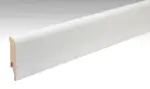 Neutrale, weiße Fußleiste Profil 5 PK (2380 x 16 x 80 mm) (streichfähig) - MEISTER
