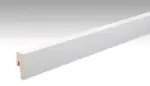 Neutrale, weiße Fußleiste Profil 8 PK (2380 x 18 x 50 mm) (streichfähig) - MEISTER