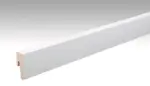 Neutrale, weiße Fußleiste Profil 8 PK (2380 x 18 x 50 mm) - MEISTER
