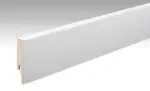 Neutrale, weiße Fußleiste Profil 9 PK (2380 x 18 x 80 mm) (streichfähig) - MEISTER