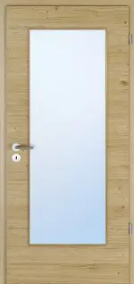 Bild von Eiche europ. astig Quer Living LÖ 20 Echtholzfurniert Optima Innentür - Jeld-Wen