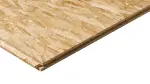 Detailansicht von EGGER OSB3-Verlegeplatte ungeschliffen mit Nut und Feder 2050 mm x 675 mm x 25 mm 