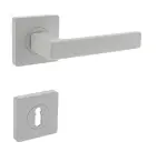 PROGRIFF Türgriff Quadros VII Zamak weiß matt quadratische Rosette BB-Variante