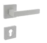 PROGRIFF Türgriff Quadros VII Zamak weiß matt quadratische Rosette PZ-Variante