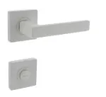 PROGRIFF Türgriff Quadros VII Zamak weiß matt quadratische Rosette WC außen