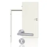 Innentür-Set Typ 43-00 TopWeiß RAL 9003 Lamikor mit Zarge und Drücker - Kilsgaard