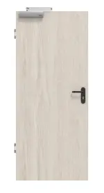 Frontbild von Eiche lasiert Basic Durat Rauchschutztür - Huga