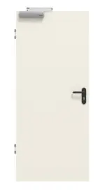 Frontbild von Weiß ähnlich RAL 9010 Basic Durat Rauchschutztür - Huga