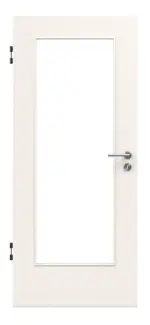 Rauchschutztür Weißlack 9010 Glasausschnitt groß - Jeld Wen