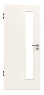 Bild von Weißlack 9010 Rauchschutztür Glasausschnitt schlosseitig - Jeld-Wen