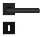 Rhodos ER28Q Kosmos Schwarz Quadratrosette Zimmertürgarnitur BB-Ausführung - Karcher Design