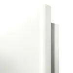 runde Kante von Innentür-Set Arctic Weiß A 222 Portalit mit Zarge und Drücker