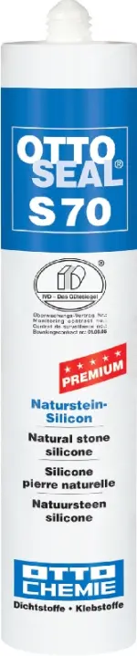Bild von Kartusche von OTTOSEAL Silicon S70 C71 Fugengrau 310ml - Otto Chemie