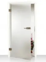 Satiniert Glastür - Lienbacher Glas