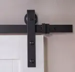 Detail von Schiebetürsystem Basic Schwarz für Holztüren - Intersteel