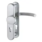 Bild von HOPPE Wechselschutzbeschlag ES1 Trondheim Edelstahl matt ohne Zylinderabdeckung für Wohnungseingangstüren