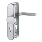 Bild von HOPPE Wechselschutzbeschlag ES1 Bonn Edelstahl matt ohne Zylinderabdeckung für Wohnungseingangstüren