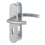 Bild von HOPPE schutzbeschlag ES1 Trondheim Edelstahl matt ohne Zylinderabdeckung für Wohnungseingangstüren