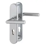 Bild von HOPPE schutzbeschlag ES1 Stockholm Edelstahl matt ohne Zylinderabdeckung für Wohnungseingangstüren