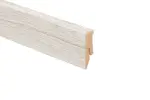 Sockelleiste Eiche FRESCO SNOW folienummantelt 2600 x 50 x 18 mm - Kaindl