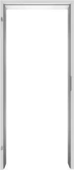Stahlzarge von Komplettset Brandschutztür T30 Arctic Weiß RAL 9016 WestaLack inkl. Stahlzarge