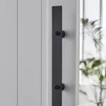 Milieubild von Stoßgriff flach 400 x 40 mm Schwarz matt - Intersteel