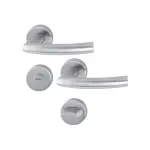 WC-Ausführung Drückergarnitur Trondheim Edelstahl - HOPPE